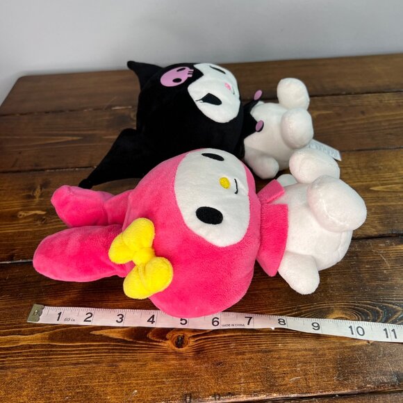 Sanrio Plush Set My Melody & Kuromi 9" Stuffed Animal Hello Kitty Plush - Picture 9 of 10